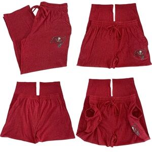 Tampa Bay Buccaneers Men’s Red Sleepwear Lounge Drawstring Pajama Pants Large